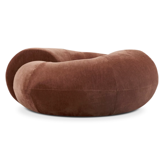 Lumi - Velvet Ottoman