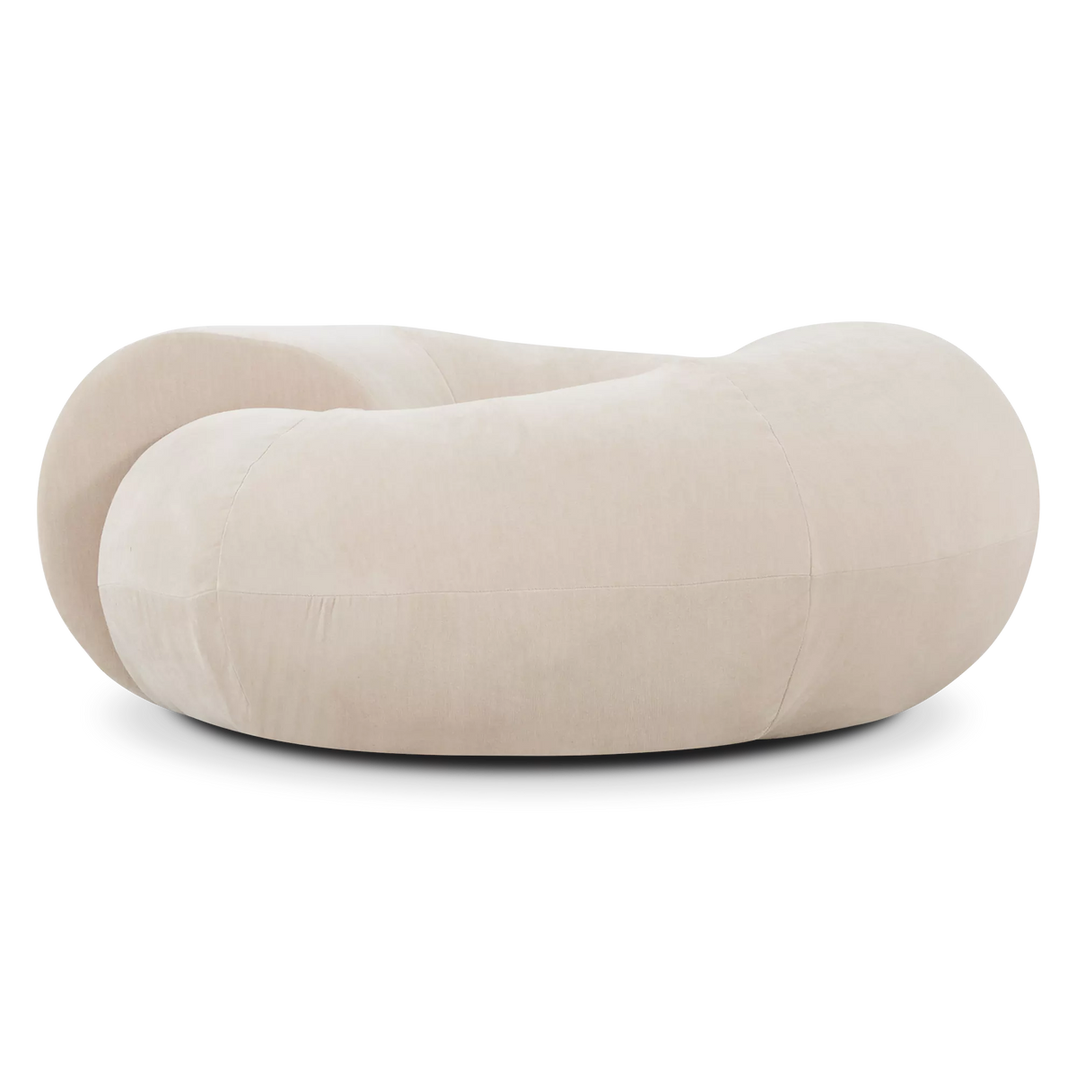 Lumi - Velvet Ottoman