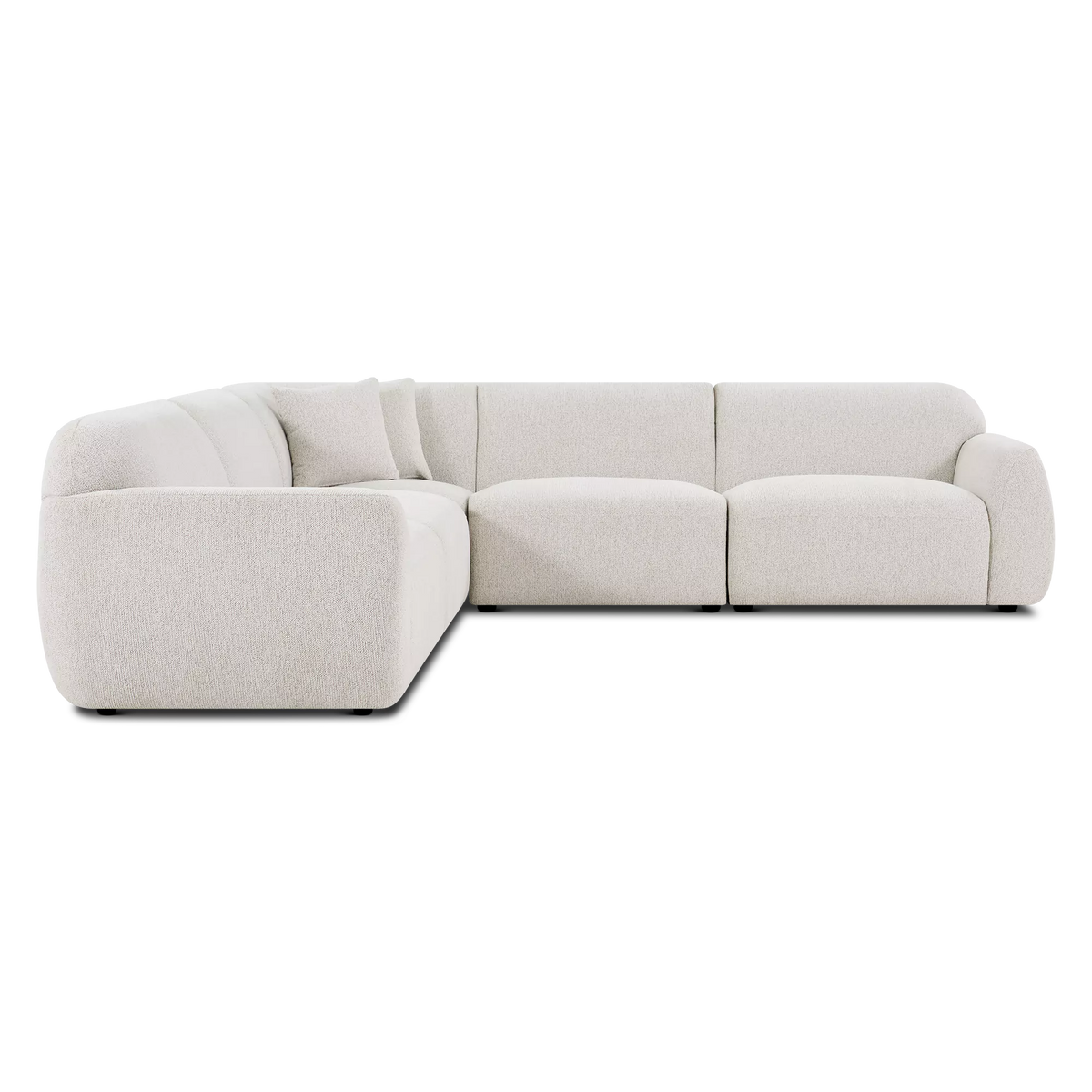 Lorenzo - Bouclé Fabric Sectional Sofa