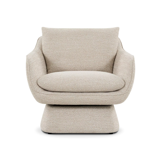 Ovo - Swivel Fabric Armchair