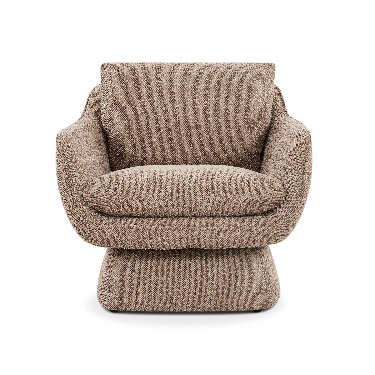 Ovo - Fauteuil en tissu pivotant