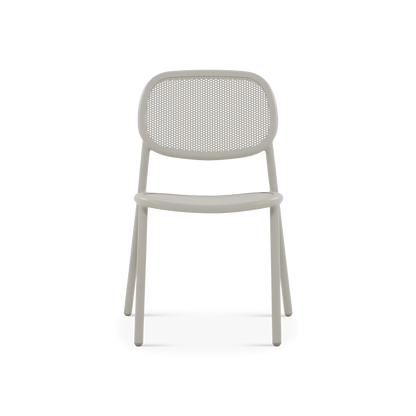 Dots - Outdoor Aluminium Chair Without Arms