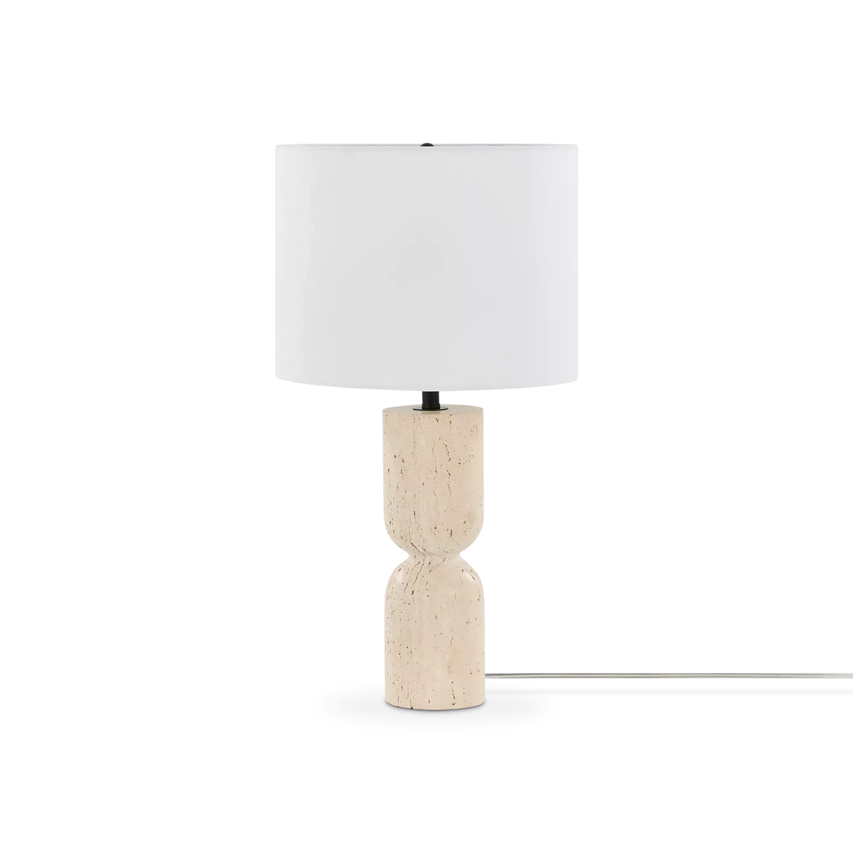 Lucille - Travertine Table Lamp