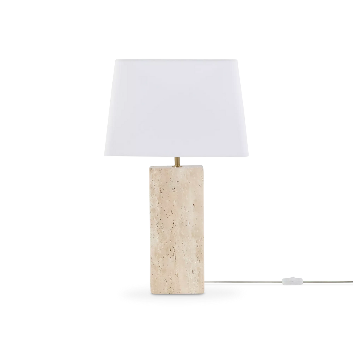 Lucel - Travertine Table Lamp