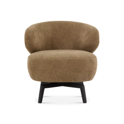 Aila - Fauteuil pivotant en tissu par Furninova