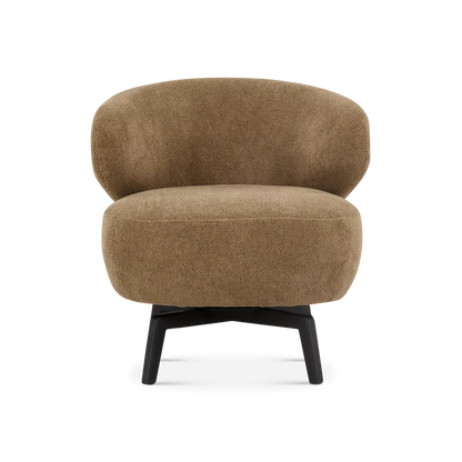 Aila - Fauteuil pivotant en tissu par Furninova