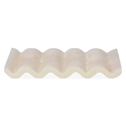 Mist - Sculpted Marble-Effect Resin Soap Dish