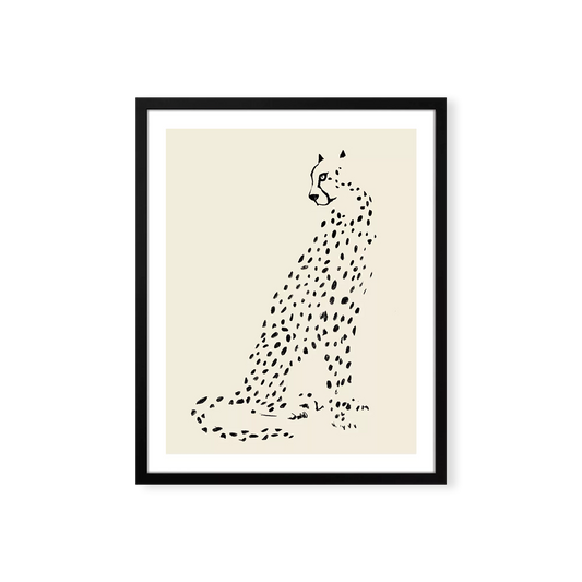 Leopard - Graphic Leopard Wall Art