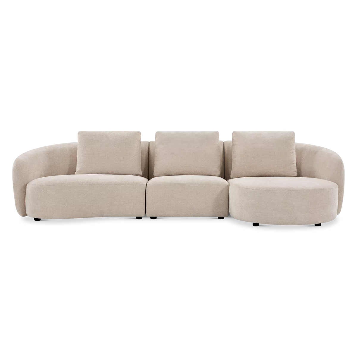 Cashew - fabric Modular Sectional Sofa