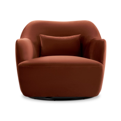 Stream - Fauteuil pivotant en tissu