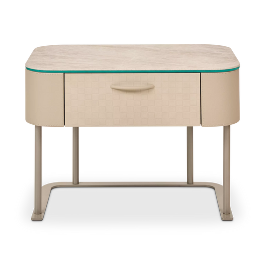 Audrey - Leather Nightstand