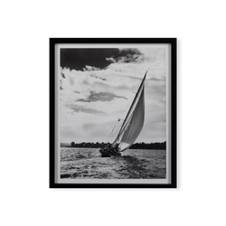 Sailboat Off Shore - Print