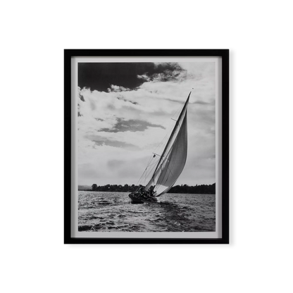 Sailboat Off Shore - Print