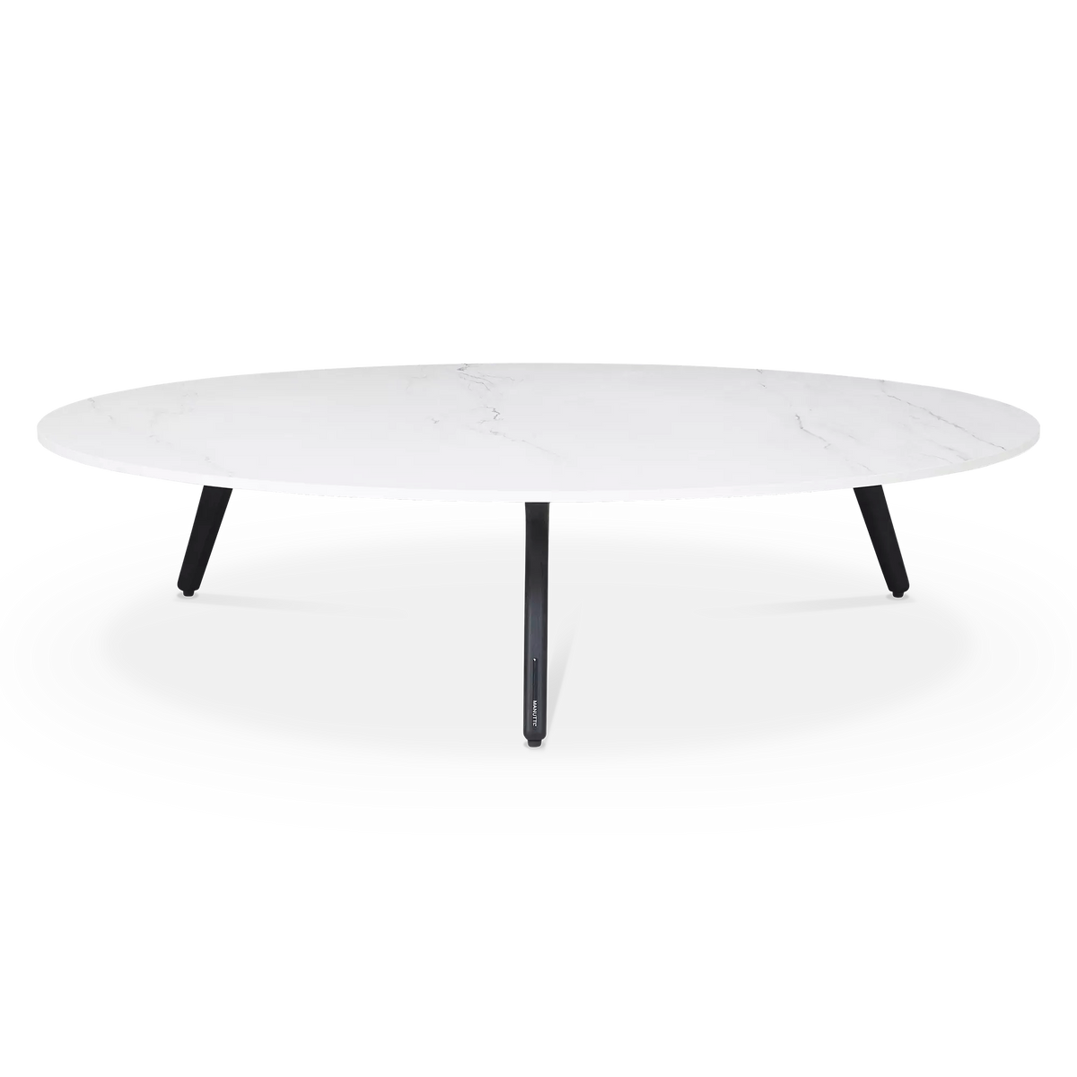 Torsa - Table basse extérieure en céramique par Manutti