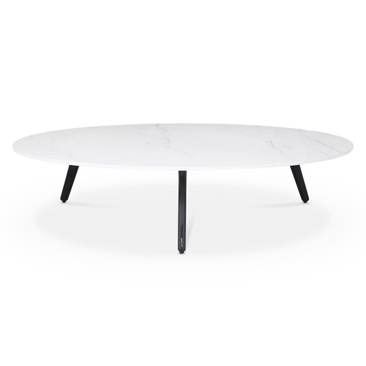 Torsa - Table basse extérieure en céramique par Manutti