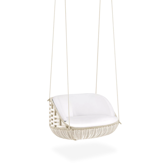 Swing Rest - Fauteuil extérieur en rotin par Dedon