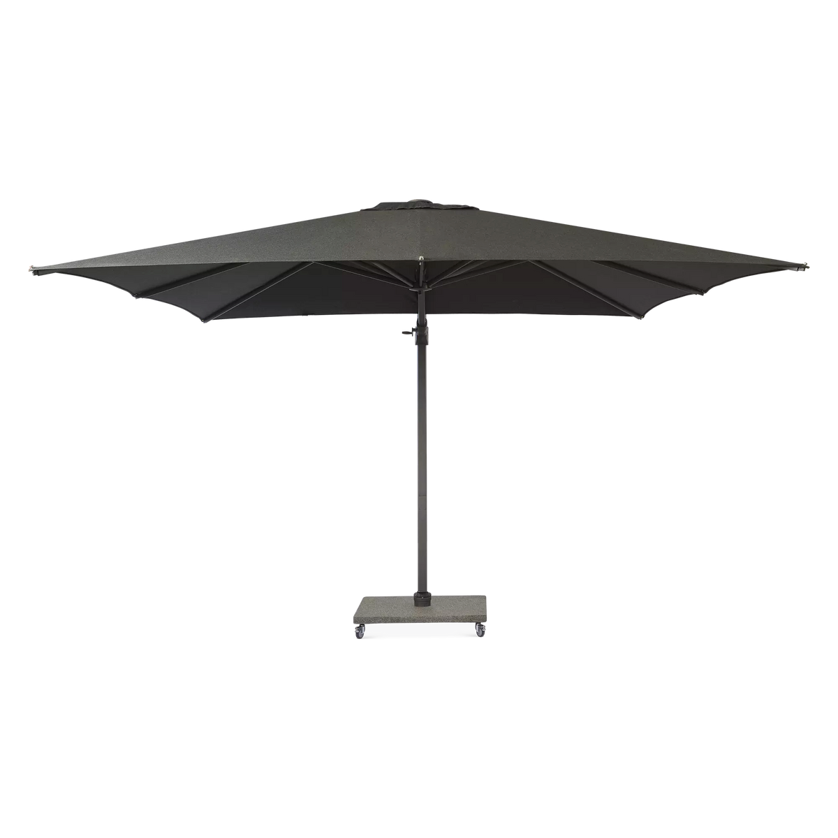 Antego - Parasol auto-portant carré extérieur en aluminium