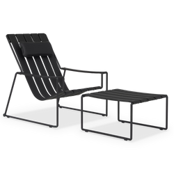 Strappy - Outdoor Aluminium Lounge Chair by Royal Botania