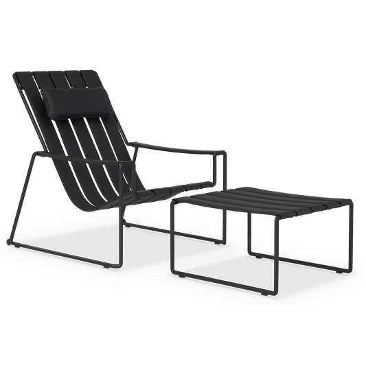 Strappy - Fauteuil extérieur en aluminium par Royal Botania