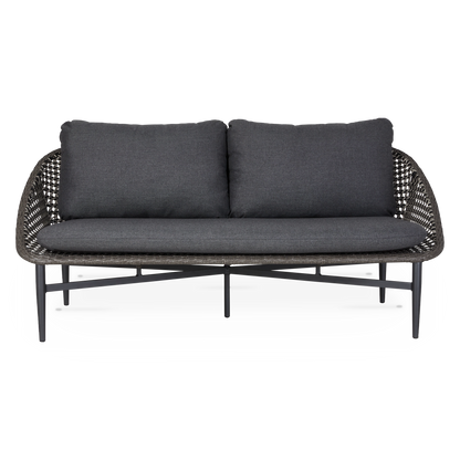 Summer Tweed - Outdoor Wicker 3-Seater Sofa