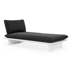 Statement - Chaise longue modulable extérieure en aluminium