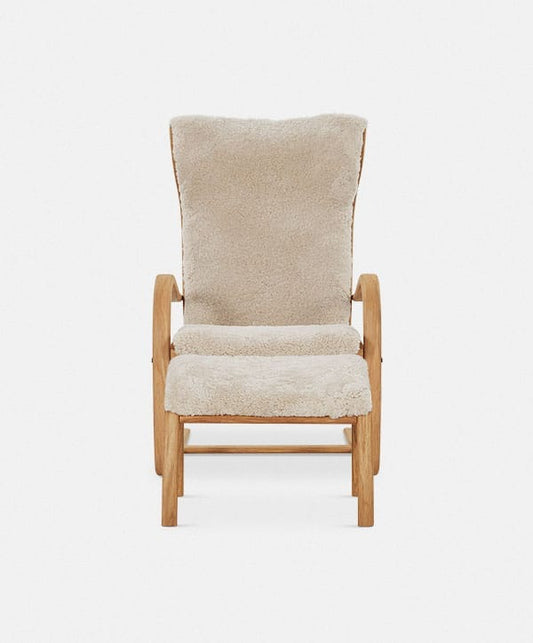 Gazell Flex - Armchair and Footstool by Jan Ekström by Conform