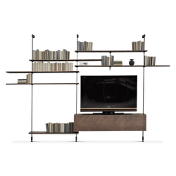 Airport - Bronze Bookcase by Cattelan Italia