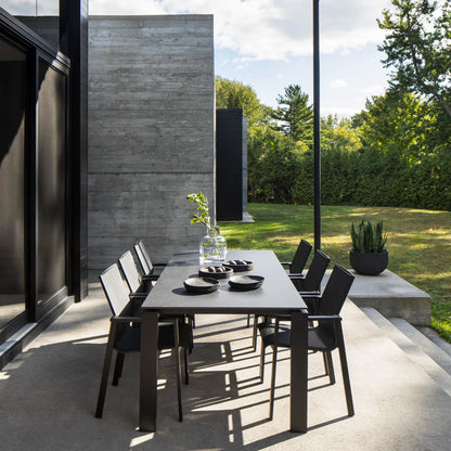 Arolla - Table de salle à manger extérieure en céramique