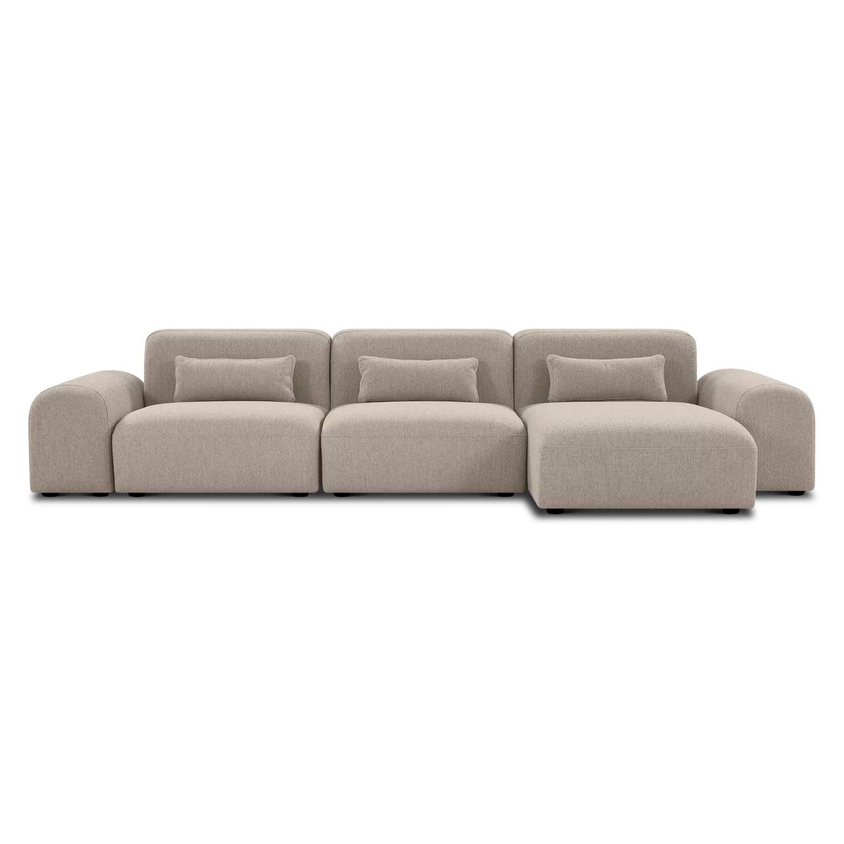 Pretty - Fabric Modular Sectional Sofa with Lounge Chair