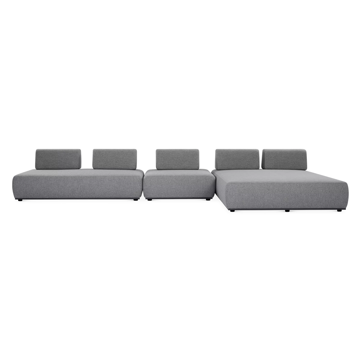 Lego - Canapé sectionnel modulaire extérieur en tissu