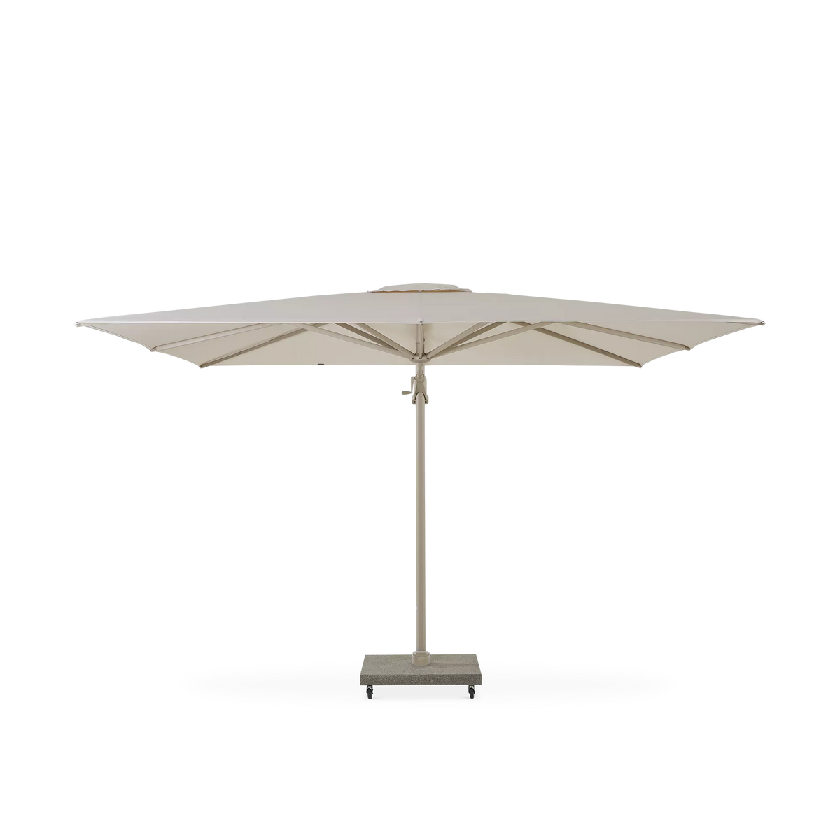 Hawaii - Parasol auto-portant rond extérieur en aluminium