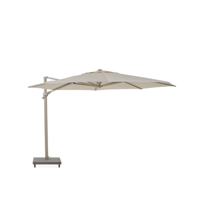 Hawaii - Parasol auto-portant rond extérieur en aluminium