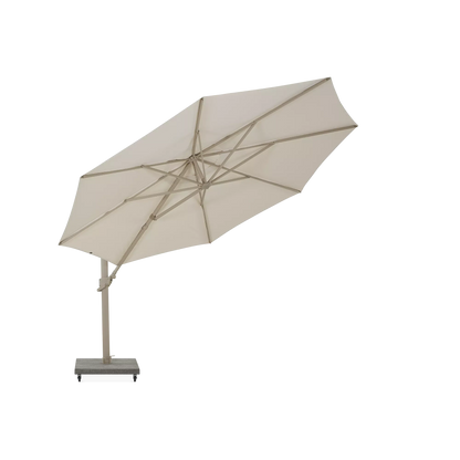 Hawaii - Parasol auto-portant rond extérieur en aluminium