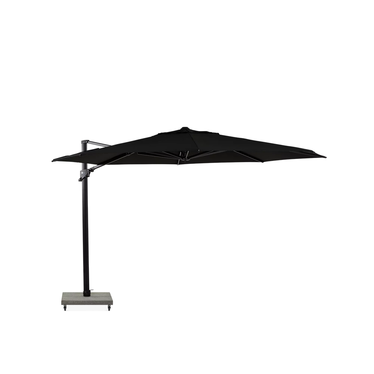 Hawaii - Parasol auto-portant rond extérieur en aluminium