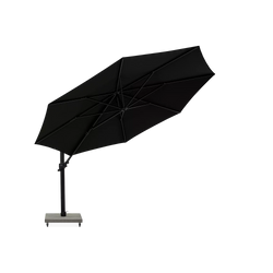 Hawaii - Parasol auto-portant rond extérieur en aluminium