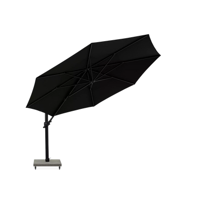 Hawaii - Parasol auto-portant rond extérieur en aluminium