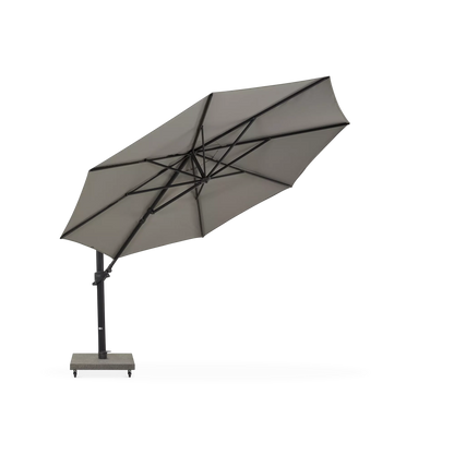 Hawaii - Parasol auto-portant rond extérieur en aluminium
