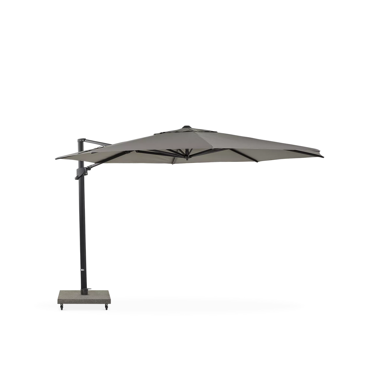 Hawaii - Parasol auto-portant rond extérieur en aluminium