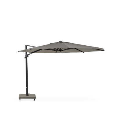 Hawaii - Parasol auto-portant rond extérieur en aluminium