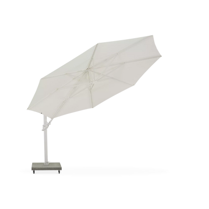 Hawaii - Parasol auto-portant rond extérieur en aluminium