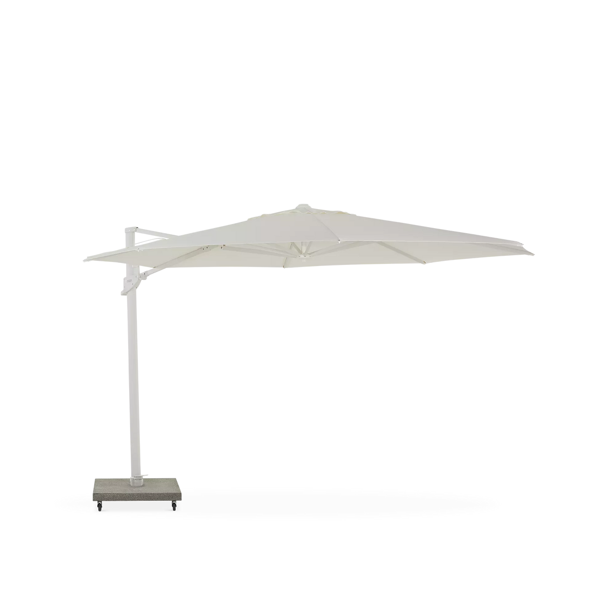 Hawaii - Parasol auto-portant rond extérieur en aluminium