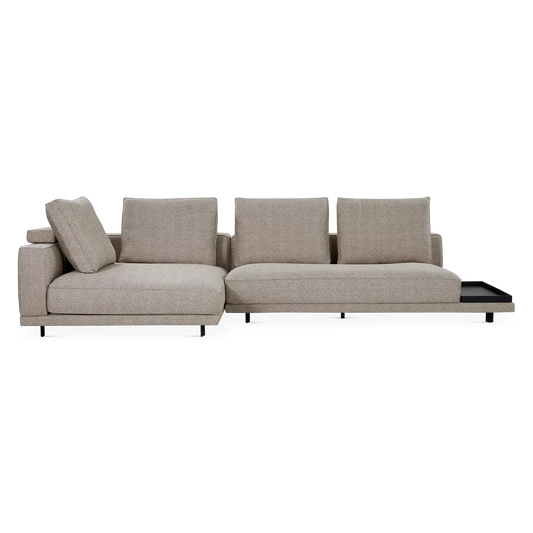 Catena Dusk - Canapé sectionnel en tissu par Furninova