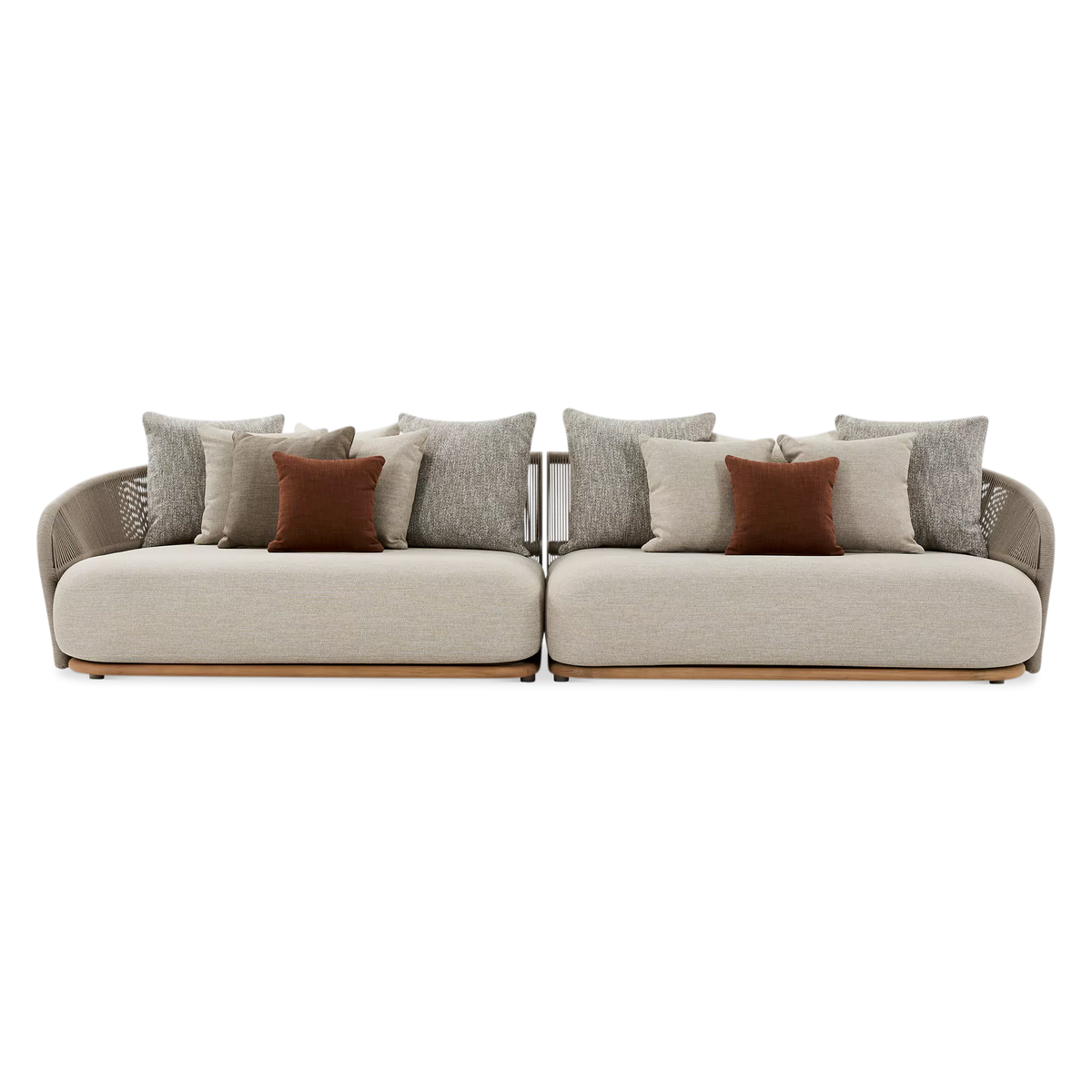 Muscade - Outdoor Rope 2-Piece Sectional Sofa