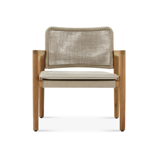 Julio - Fauteuil accent extérieur en teck