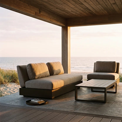 Bari - Outdoor Aluminium 2-Seater Sofa
