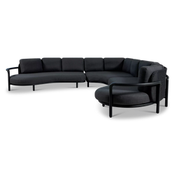 Over View - Outdoor Wicker Sectional Sofa