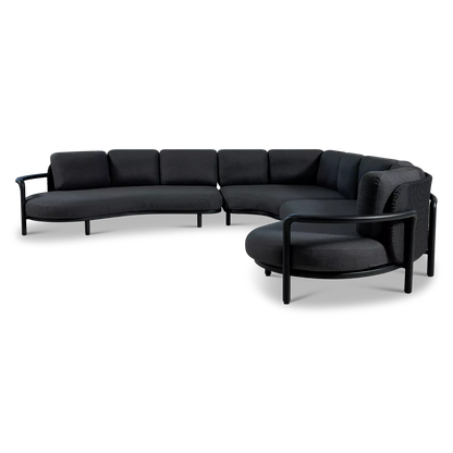 Over View - Outdoor Wicker Sectional Sofa