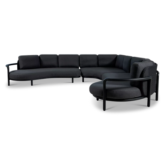 Over View - Outdoor Wicker Sectional Sofa