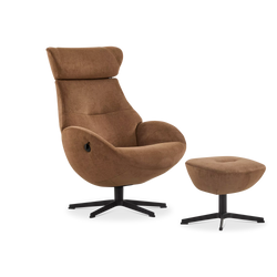 Globe - Fauteuil en velours par Furninova