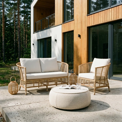 Sun - Outdoor Wicker Sofa Set